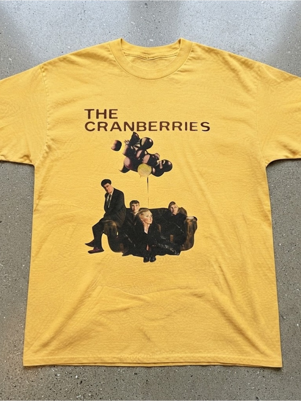 The Cranberries Yellow Graphic Gildan T-shirt